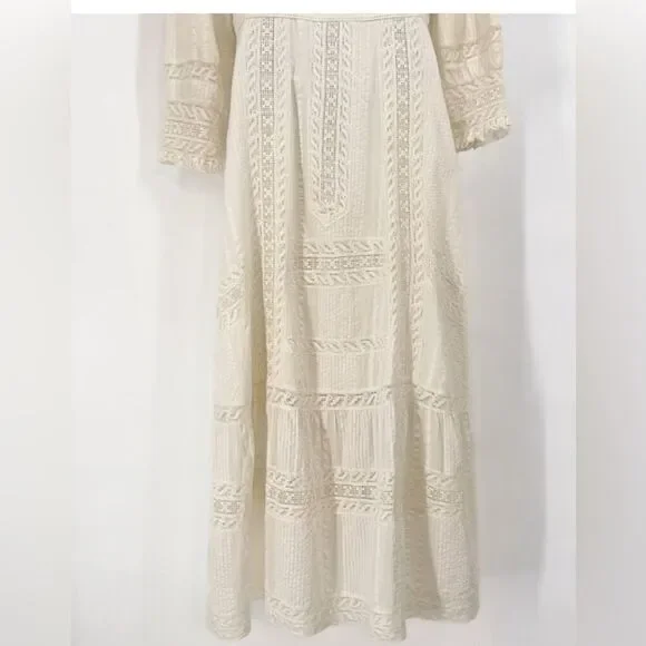 LoveShackFancy Desert Victorian lace Maxi Dress size 0 - Picture 9 of 15